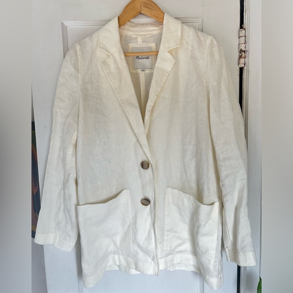 Madewell Linen Blazer - Picture 4 of 5